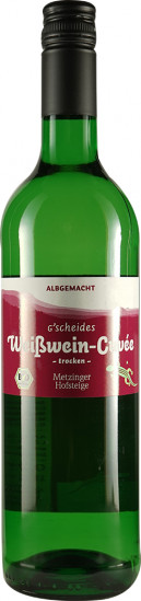 2022 Metzinger Hofsteige Cuvée Weiß halbtrocken - Weingärtnergenossenschaft Metzingen-Neuhausen
