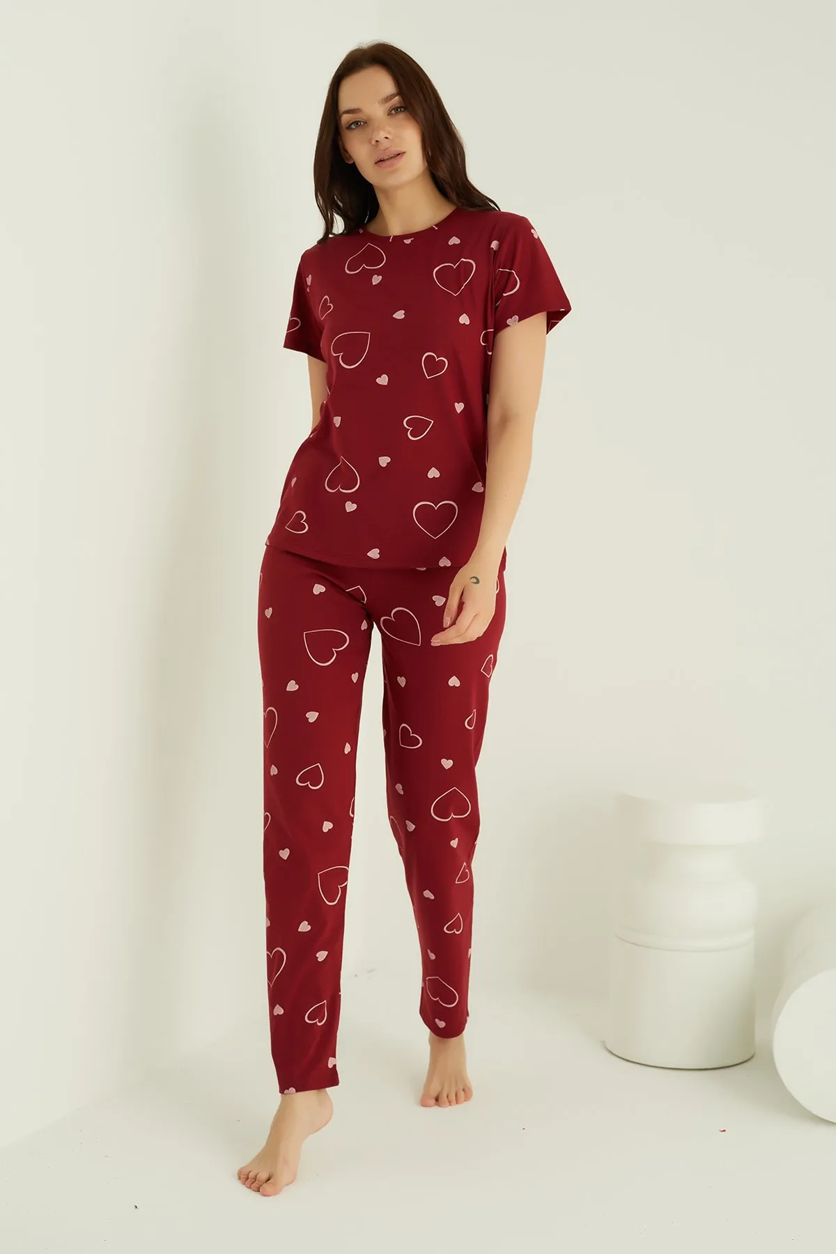 ELİTOL  Pyjama-Set aus Baumwolle