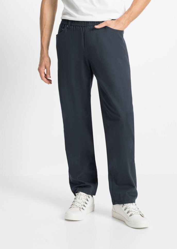 Regular Fit Schlupfhose, Straight (2er Pack)