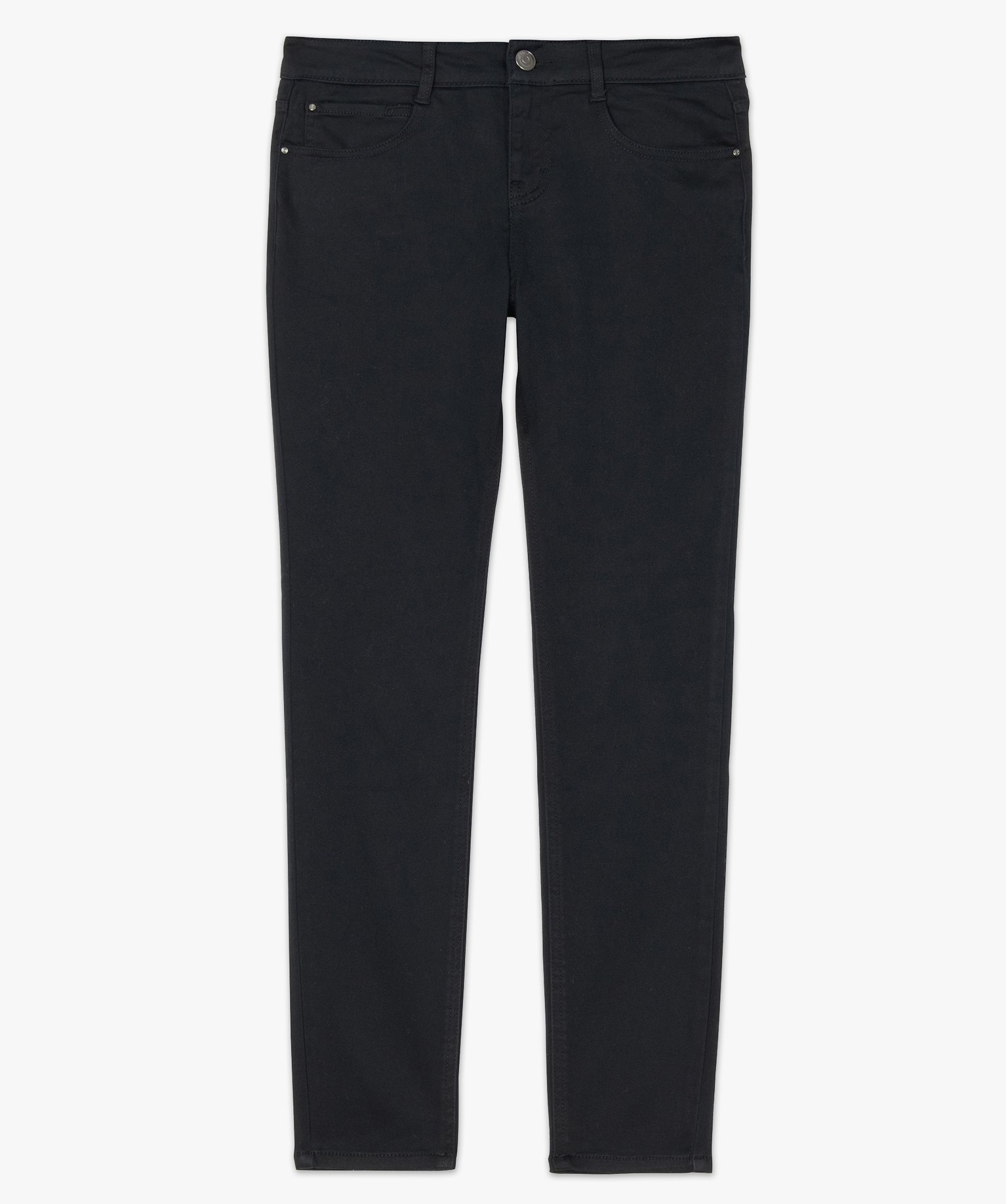 Pantalon femme coupe slim - Longueur L26 noir | GEMO