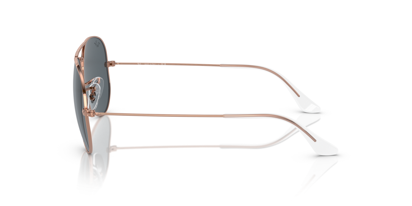 AVIATOR ROSE GOLD - Albastru-roz-auriu strălucitor