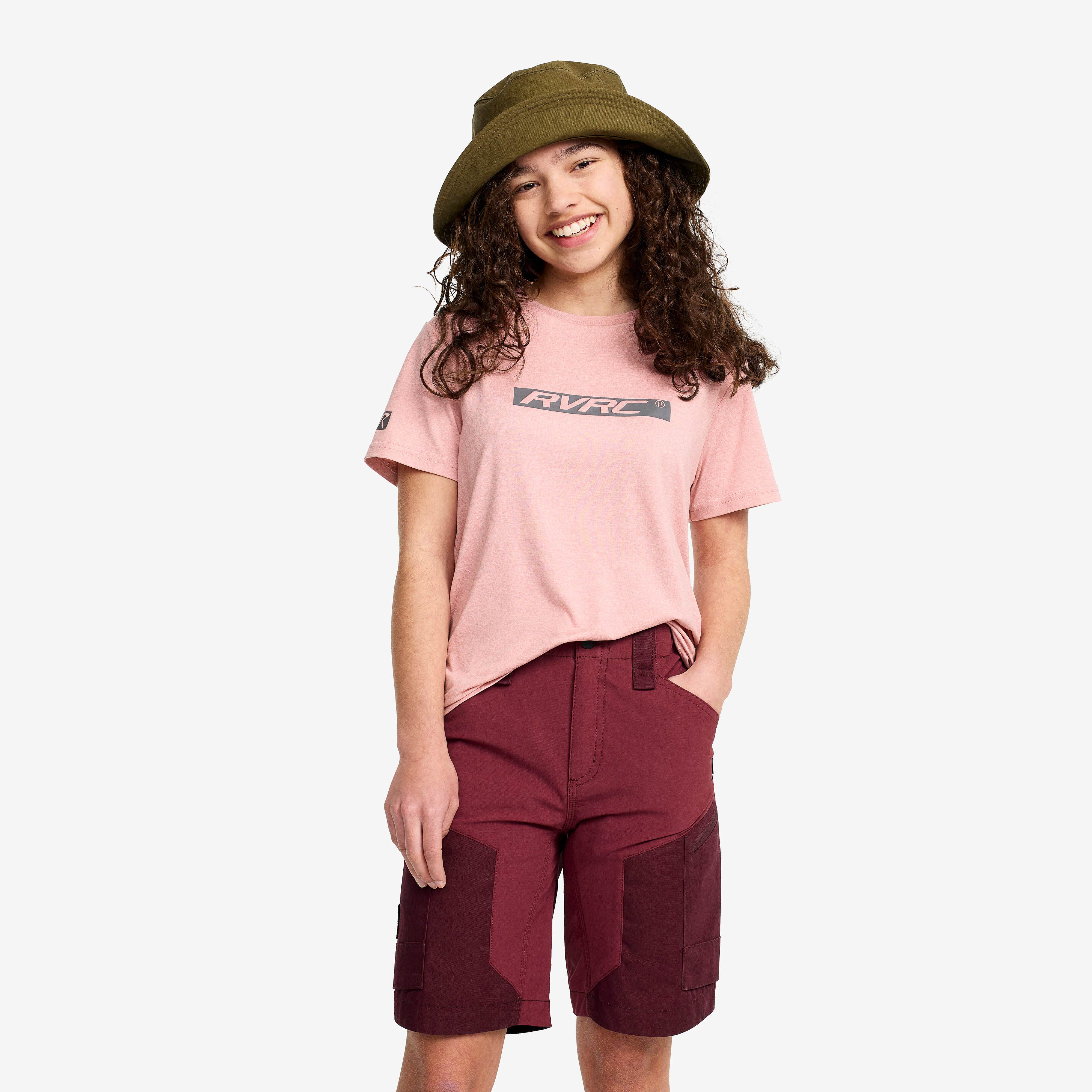 RVRC GP Shorts Teens Cherry