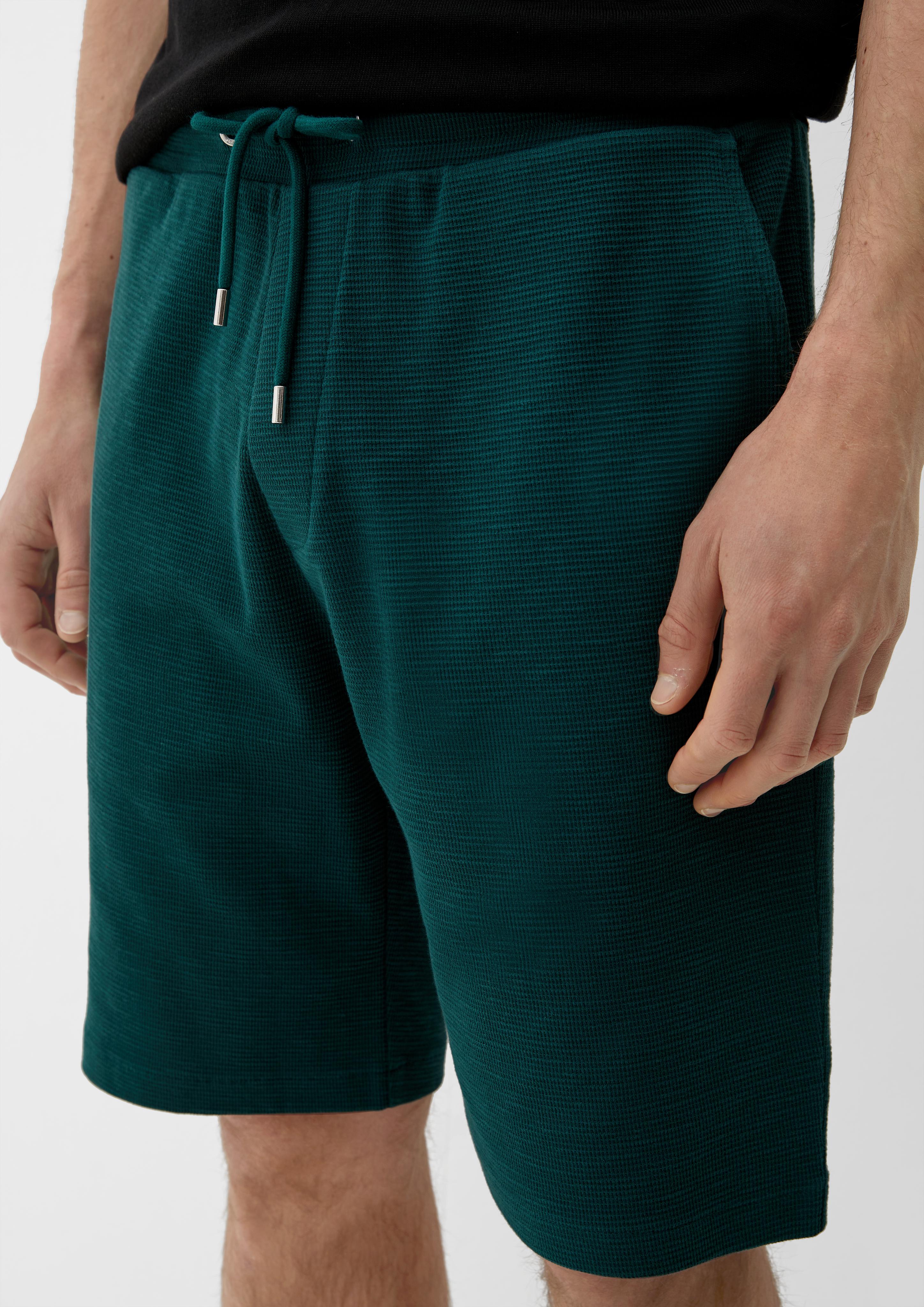Relaxed: Shorts mit Waffelpiqué-Struktur  2133087-7955