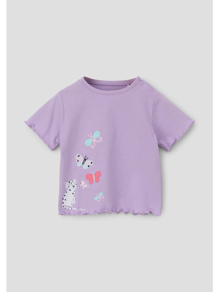 s.Oliver T-Shirt kurzarm in Lila günstig kaufen 62