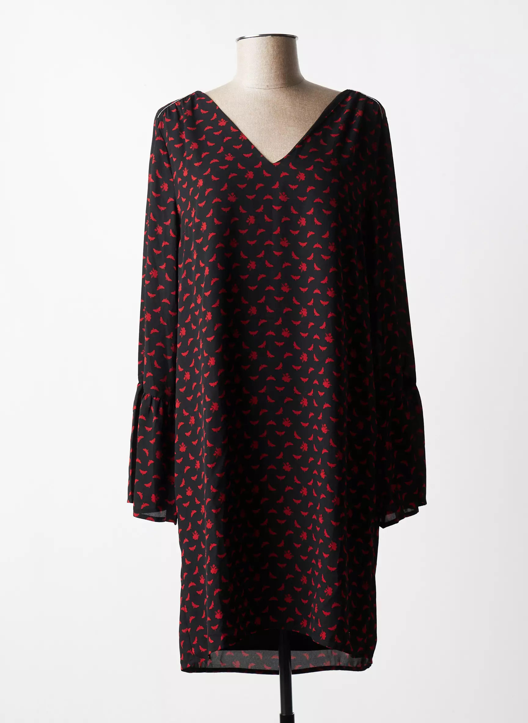 Lpb Robes Mi Longues Femme couleur noir