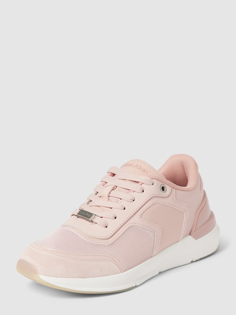 Sneaker mit Label-Details Modell 'FLEXI RUNNER' in hellrosa