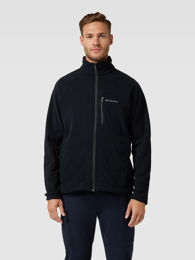 Jacke mit Label-Detail Modell 'Fast Trek' in schwarz