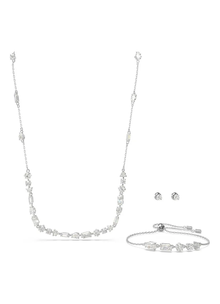 Swarovski Mesmera jewelry with crystal in a set of 3