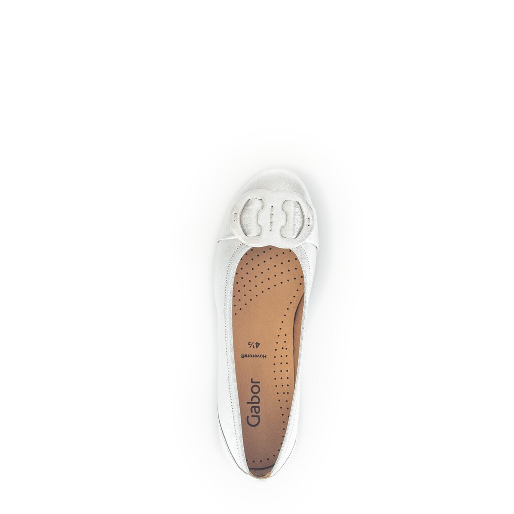 Gabor fashion Sportliche Ballerina silber