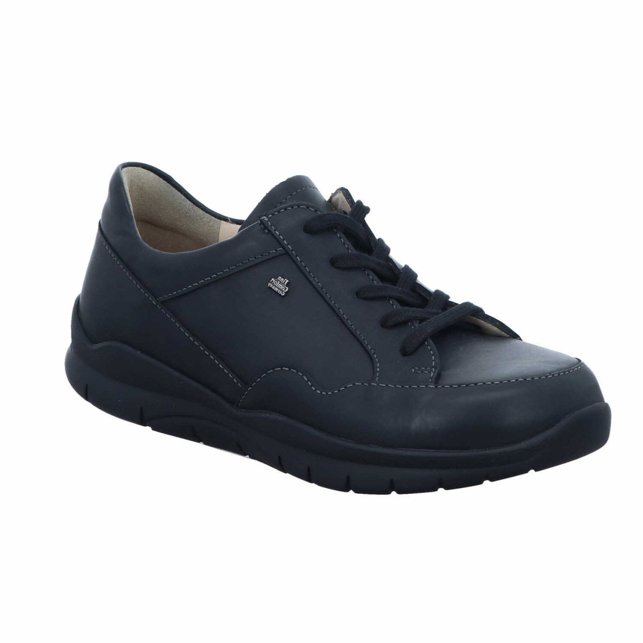 FINN COMFORT Komfort Schnürer schwarz MILFORD Finamic