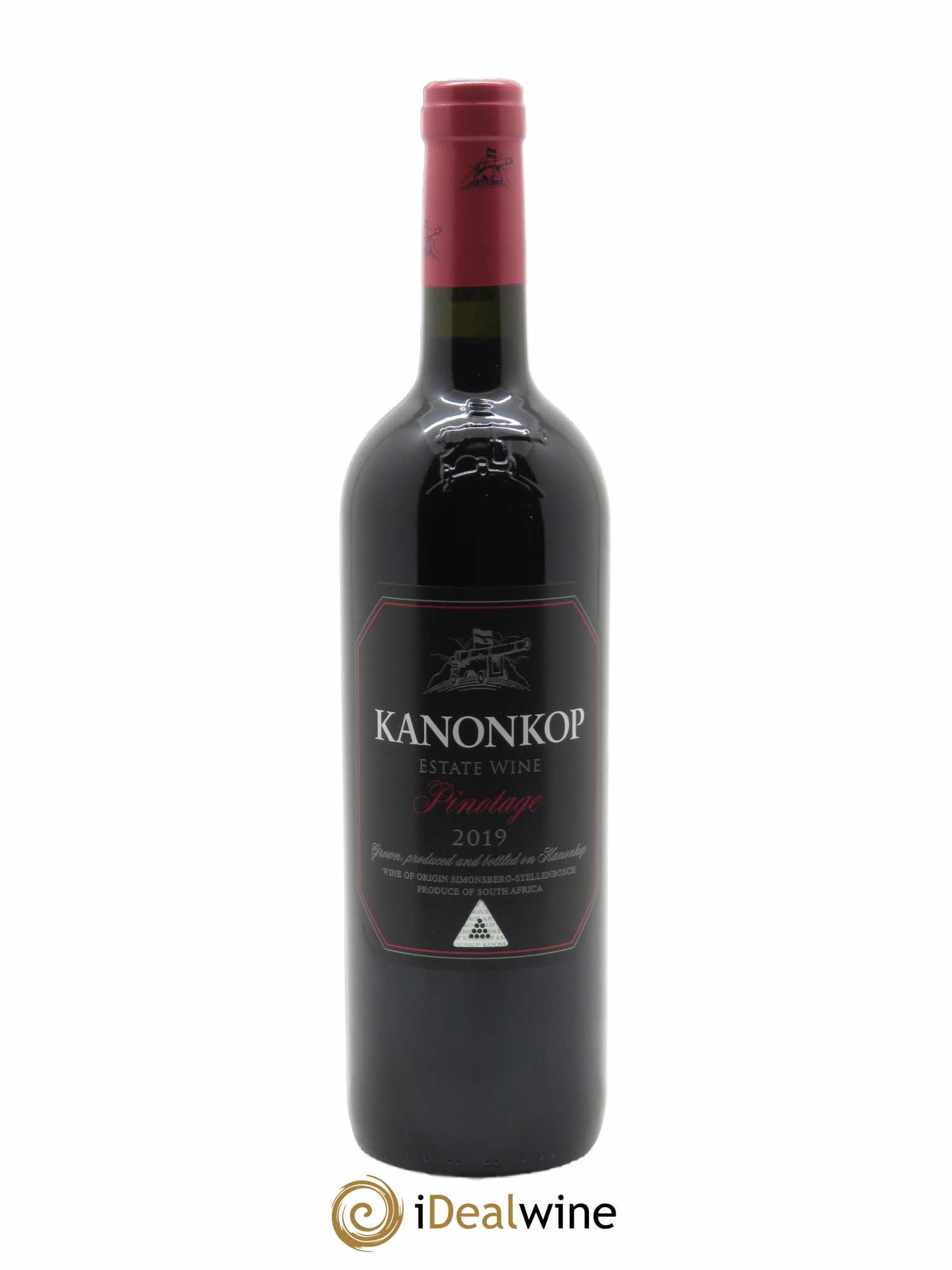 Stellenbosch Kanonkop Black Label Pinotage  2019 - Lot de 1 Bouteille