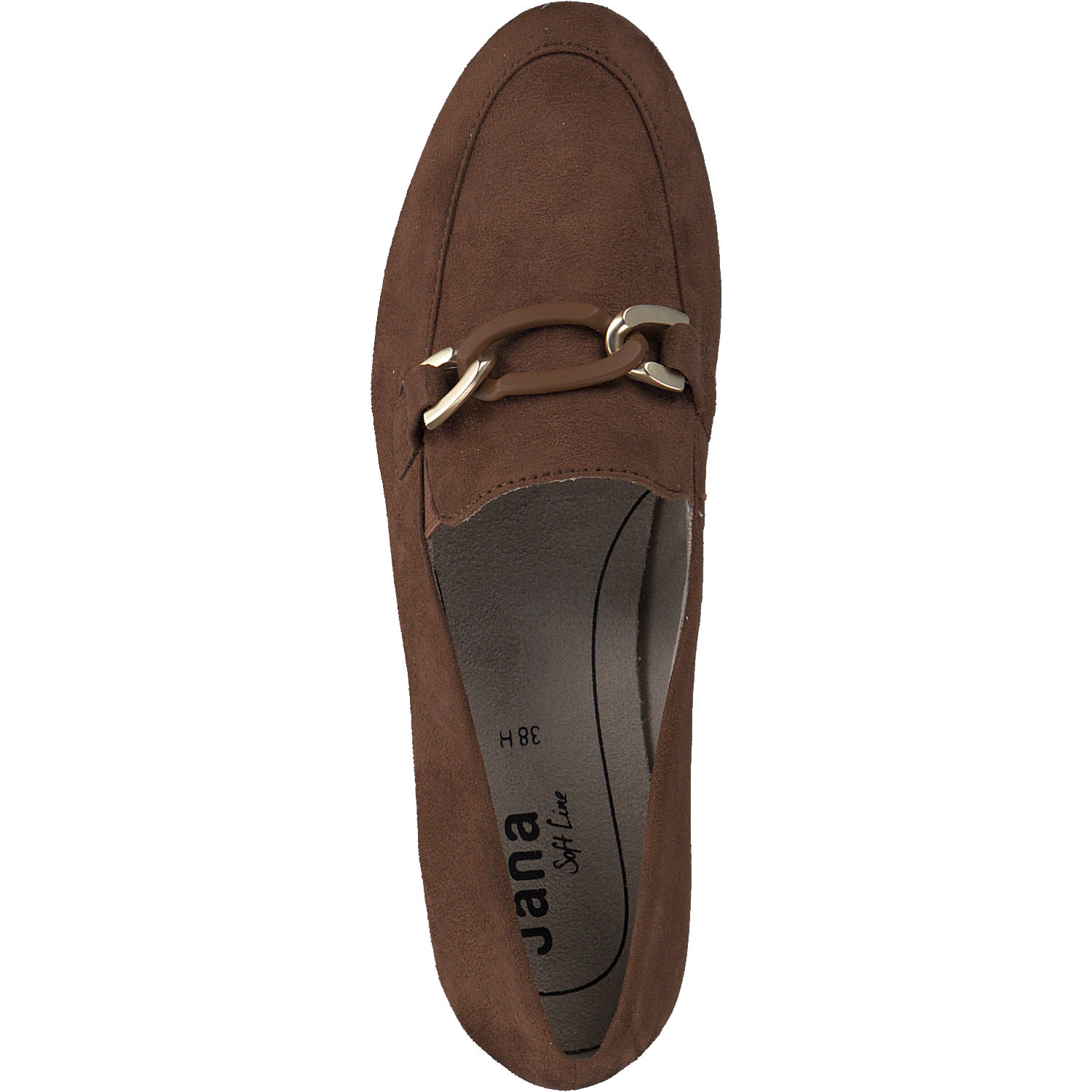 Jana Shoes 24263, Mokassins, Damen, Braun