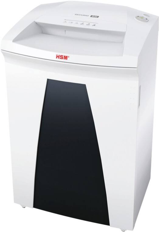 HSM SECURIO Aktenvernichter 22 Blatt Streifenschnitt Sicherheitsstufe P-2, O-2, T-2, E-2 82 L B32