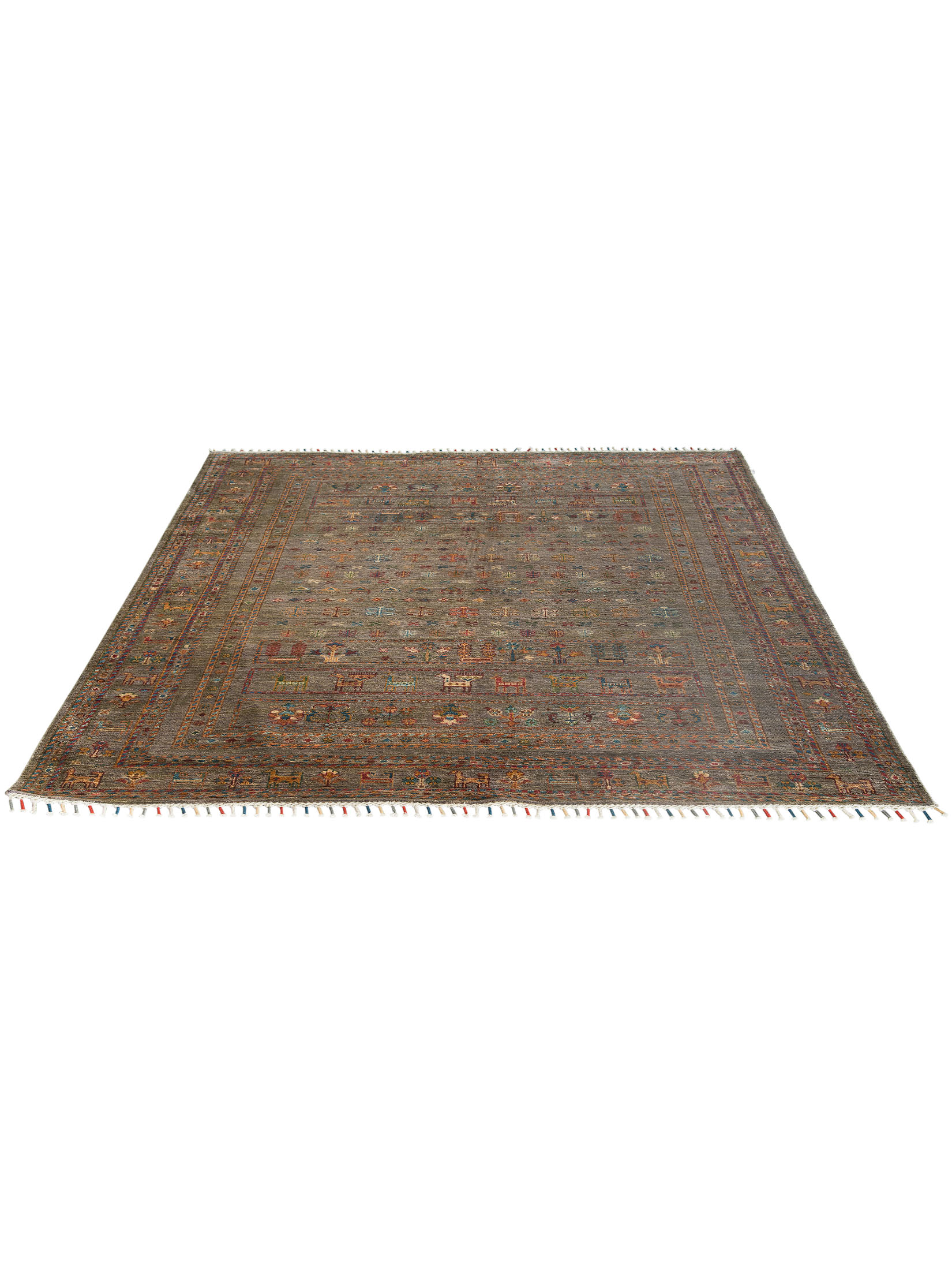 Chobi Schal ca. 177 x 230 cm, Unikat / Einzelstück