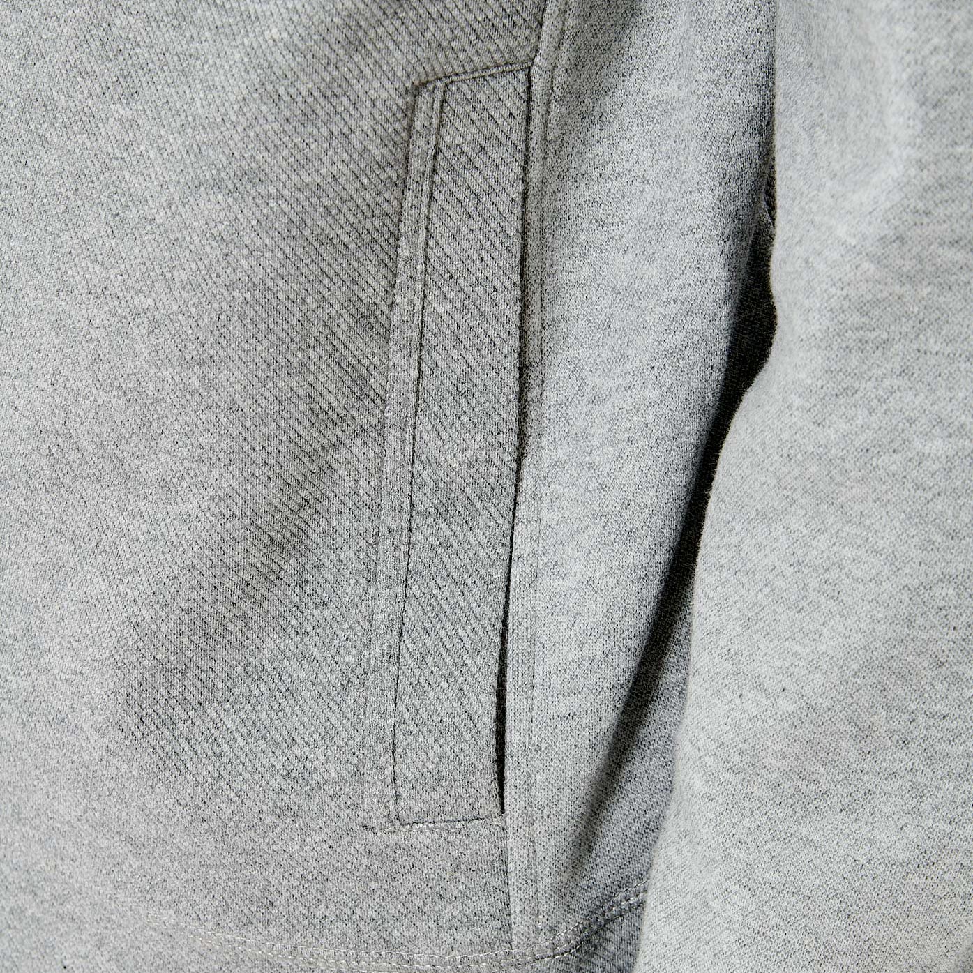 VOHO   Sweat zippé gris homme