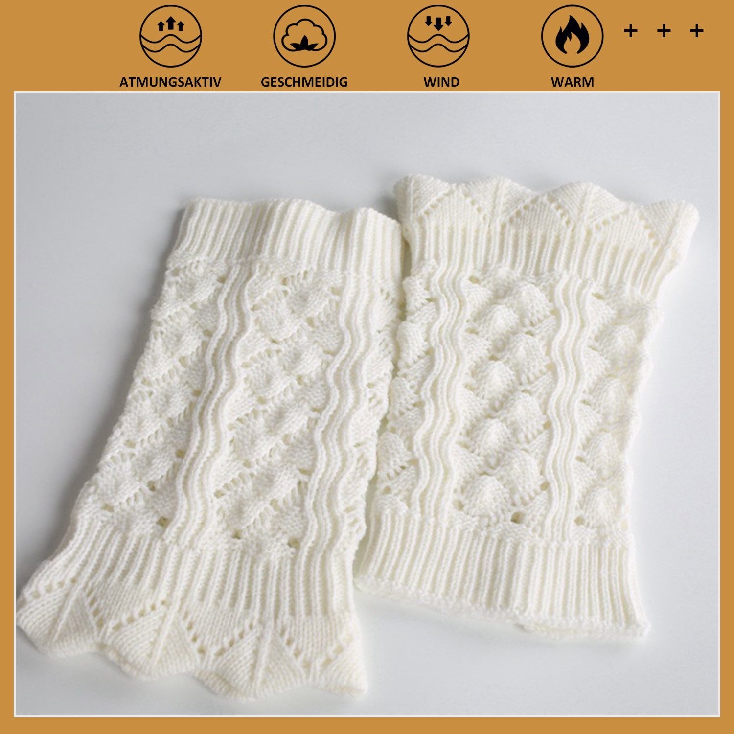 Daisred Beinstulpen Stulpensocken Beinwärmer Beinlinge