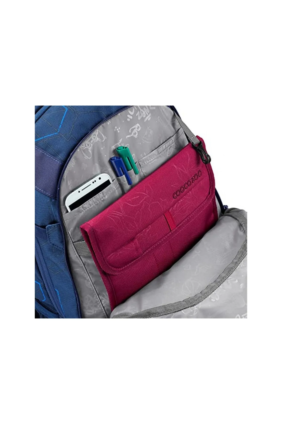 Coocazoo  Rucksack - Blau - Unifarben
