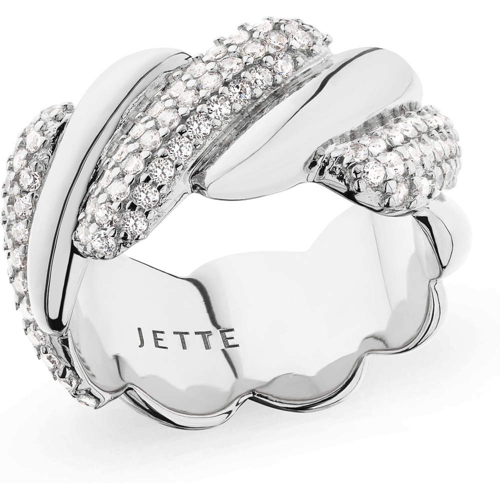 Jette Bague pour femme 925 Argent argent Bague