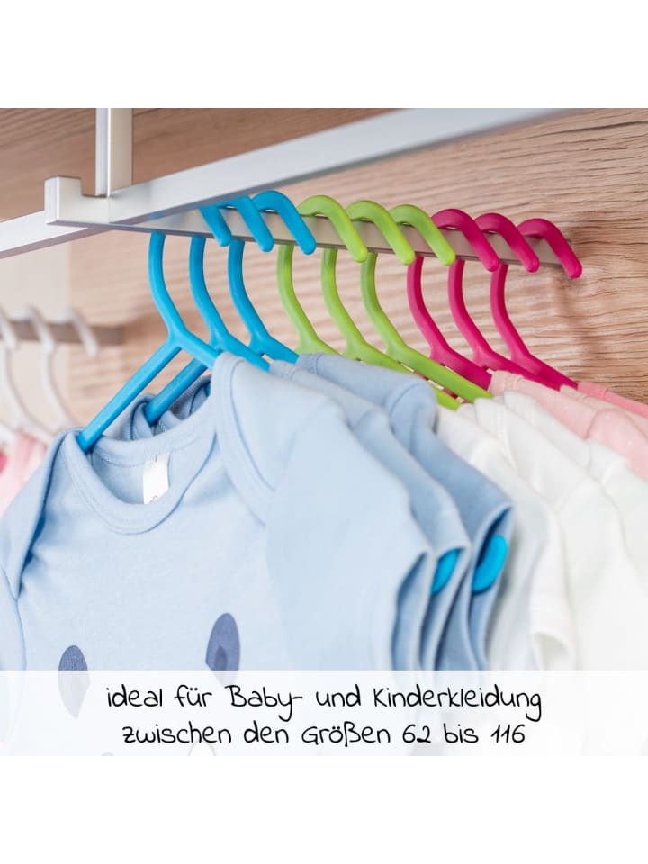 LaLoona Kleiderbügel für Babys und Kinder (22 Stück) - Bunt günstig kaufen onesize