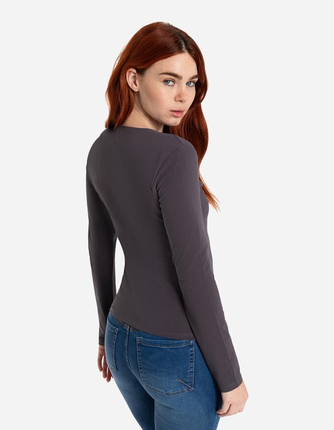 Langarmshirt - Knotendetail