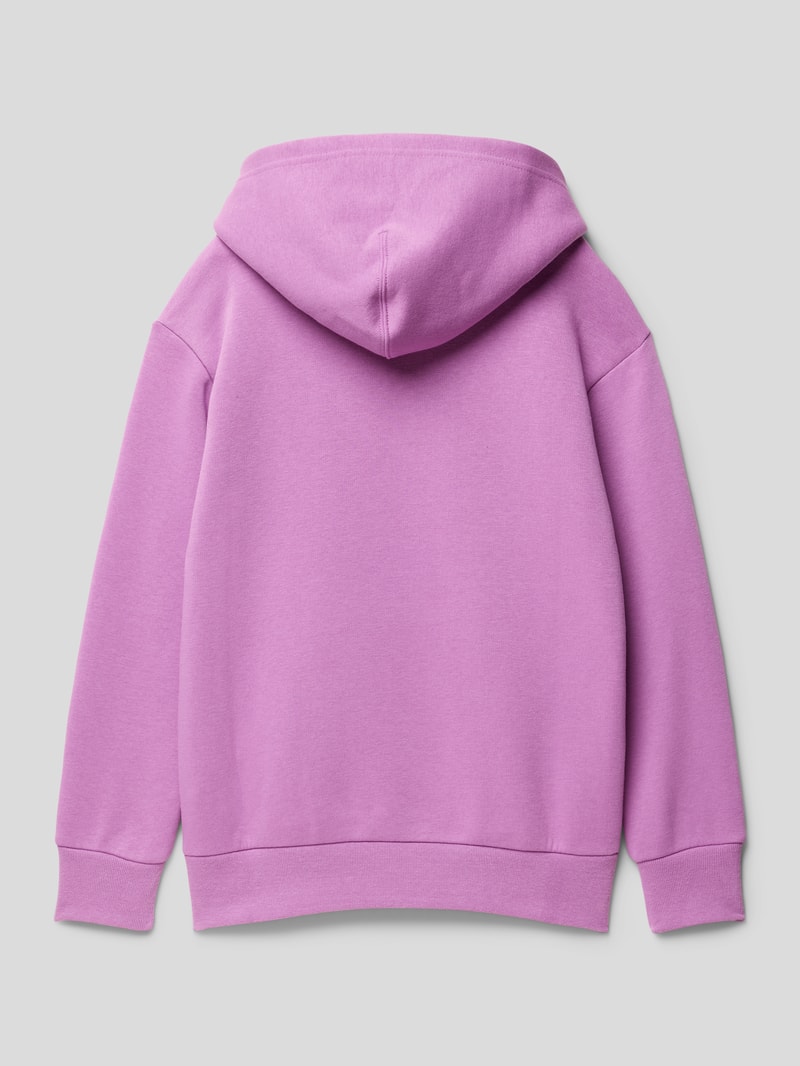 Hoodie mit Label-Stitching Modell 'Rochester' in purple