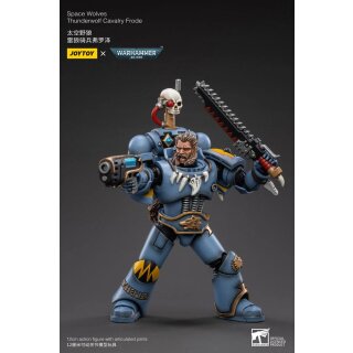 Warhammer 40k Actionfigur 1/18 Space Wolves Thunderwolf Cavalry Frode