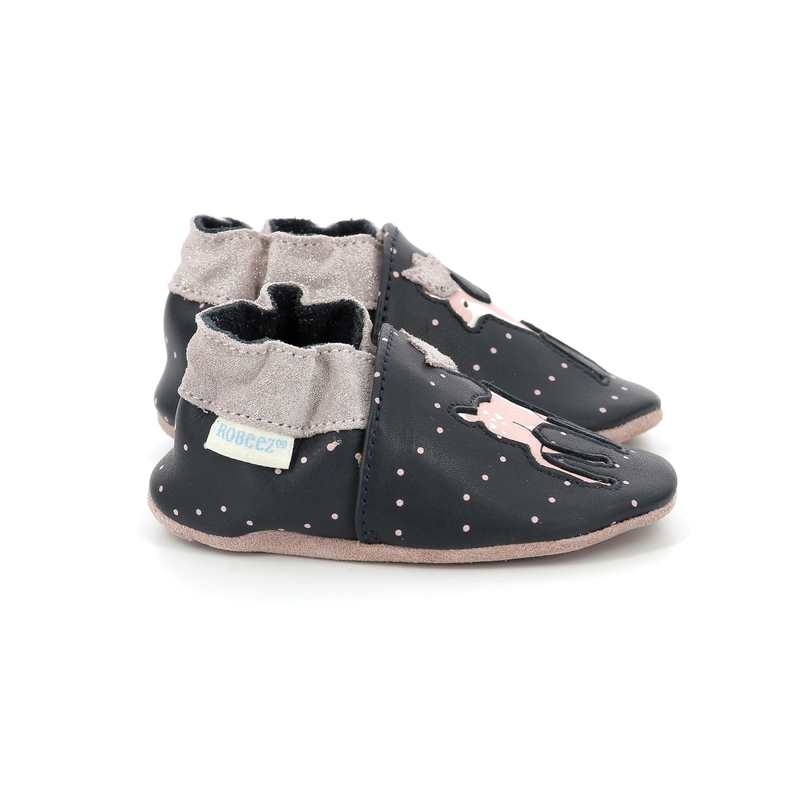 Chaussons cuir Little Fawn