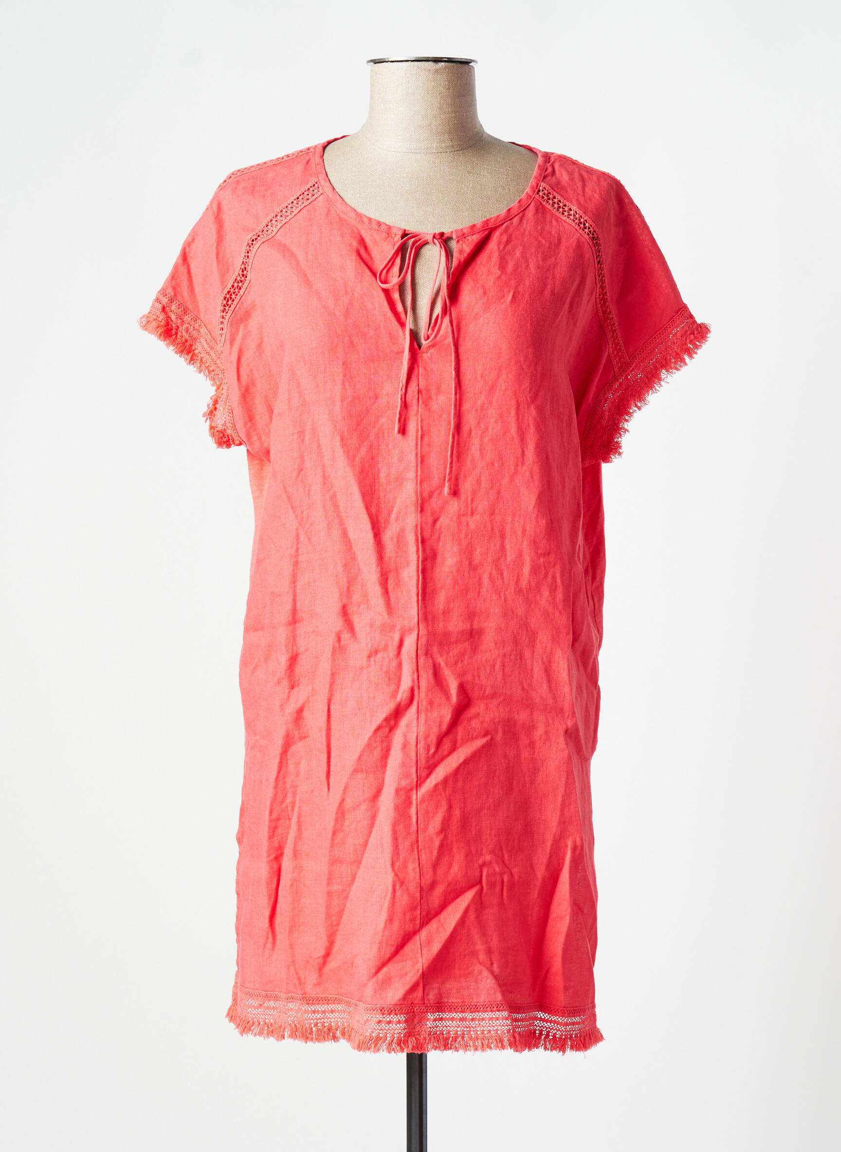 Sandwich Tuniquemanchecourte Femme couleur rose