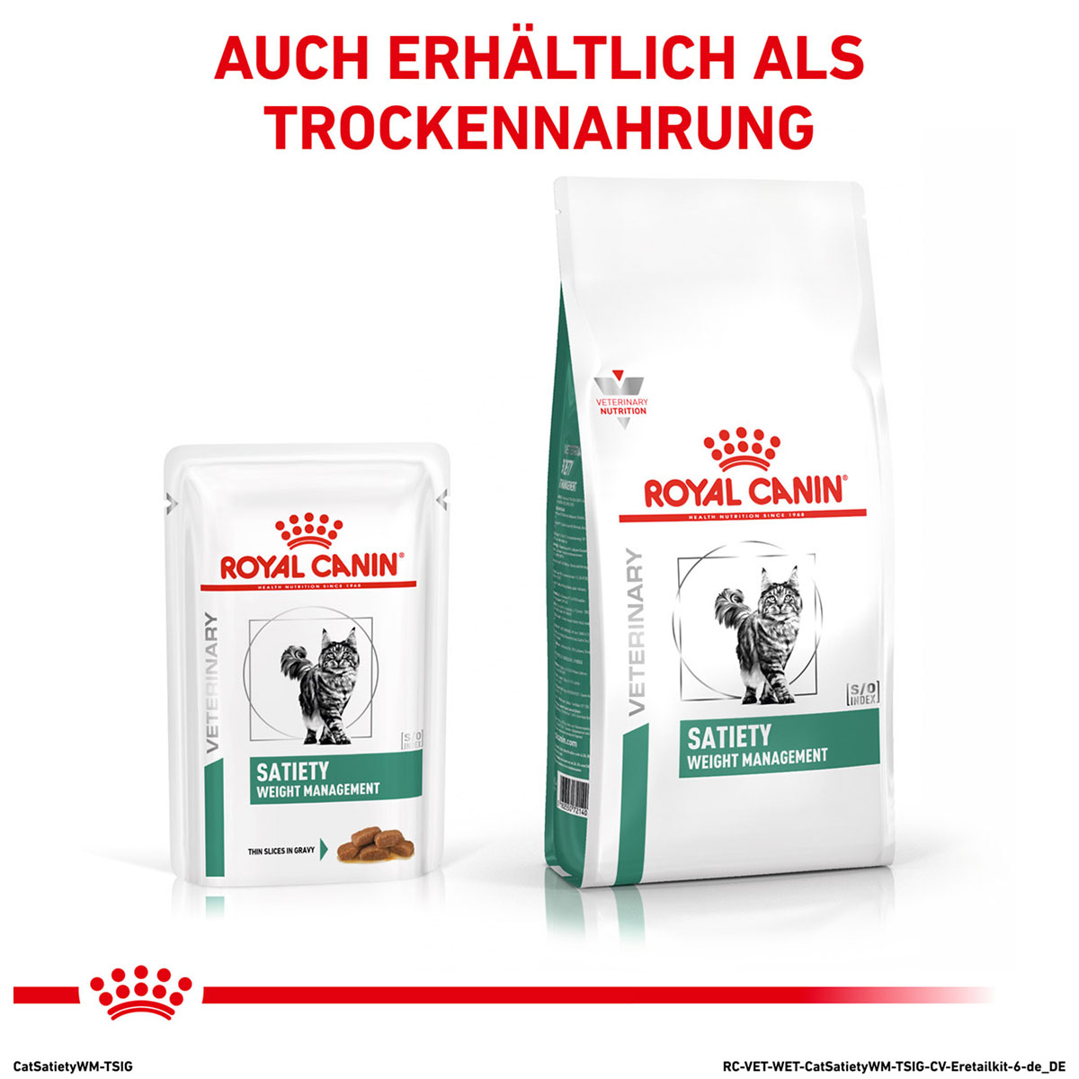 ROYAL CANIN Veterinary SATIETY WEIGHT MANAGEMENT Nassfutter für Katzen
