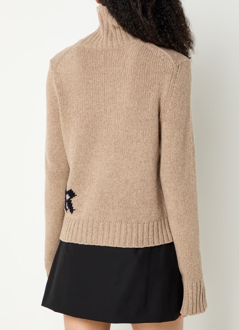 Zadig&Voltaire Nalma karkea neulepusero villaa