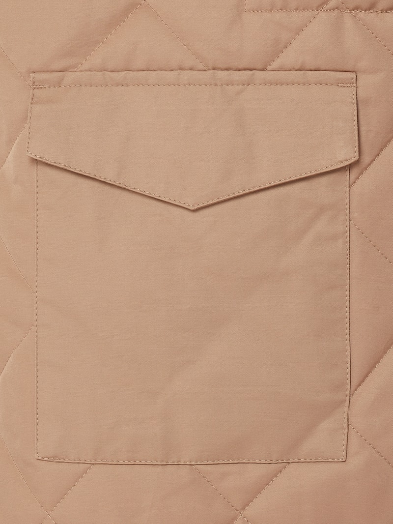 Steppweste mit Kapuze Modell 'Wiminia' in beige