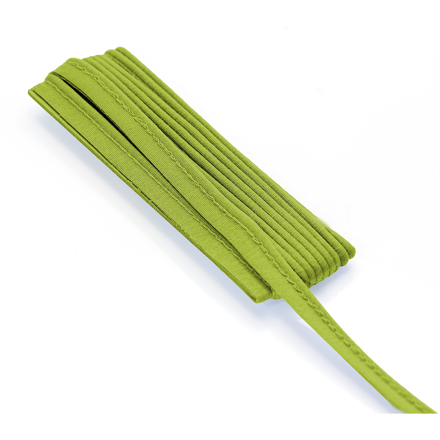 buttinette Jersey-Paspelband, hellgrün, 3 mm Ø, 3 m