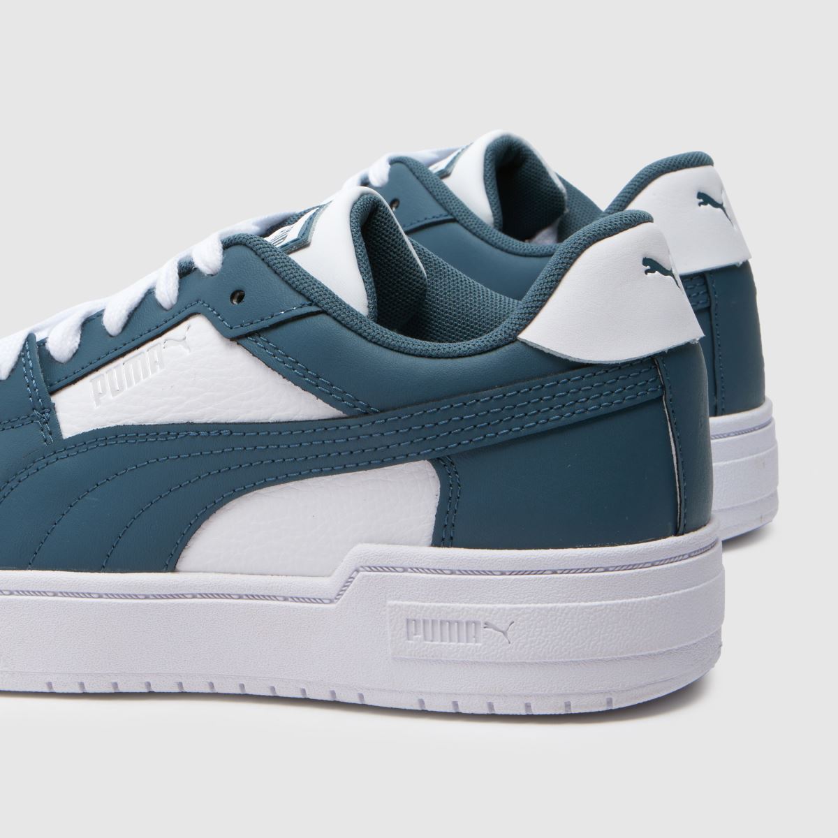 PUMA vita och marinblå ca pro classic pojkar/ungdomsskor
