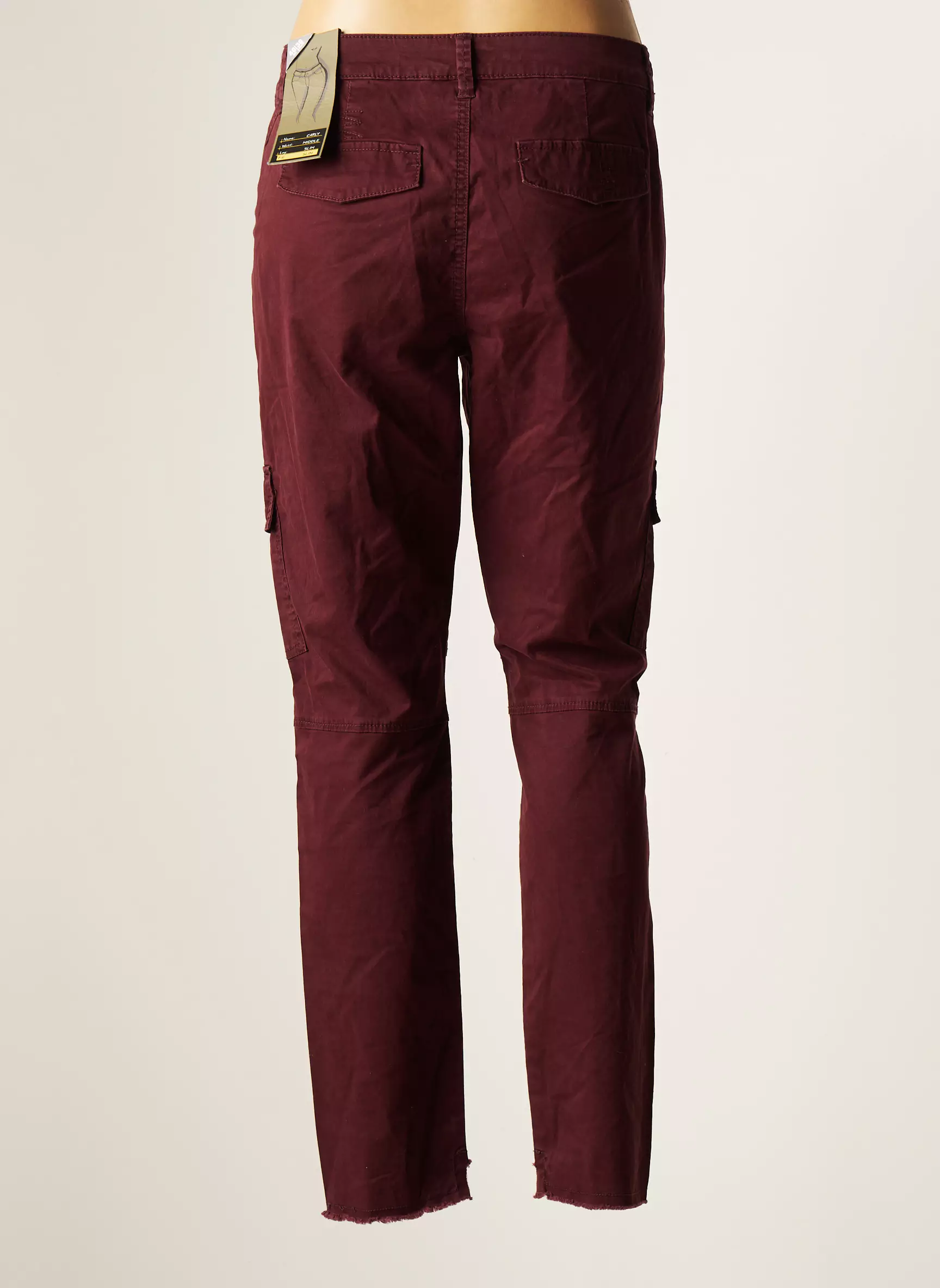 Street One Pantalons Cargo Femme couleur rouge