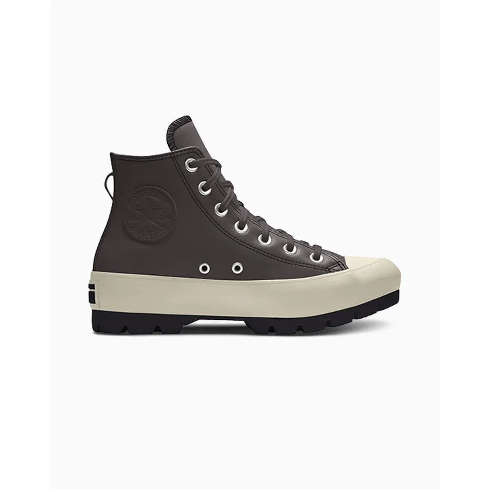 Converse Custom Chuck Taylor All Star Lugged Platform Leather By You A06687CSP24_COFFEENUT_SC / schwarz