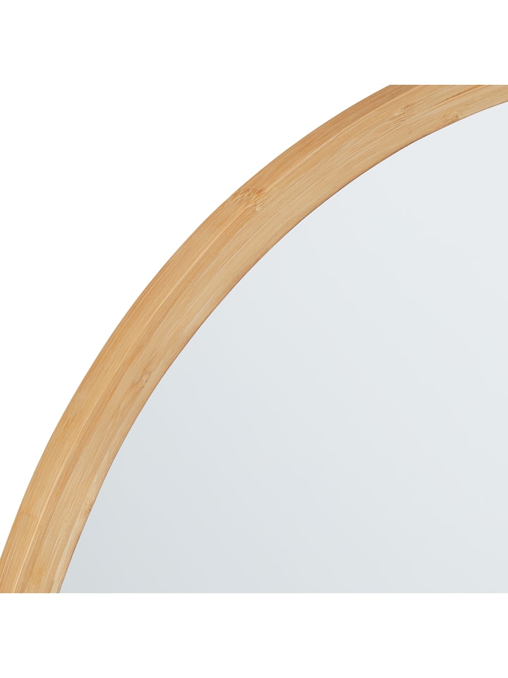 relaxdays Wandspiegel in Natur - Ø 61 cm günstig kaufen onesize