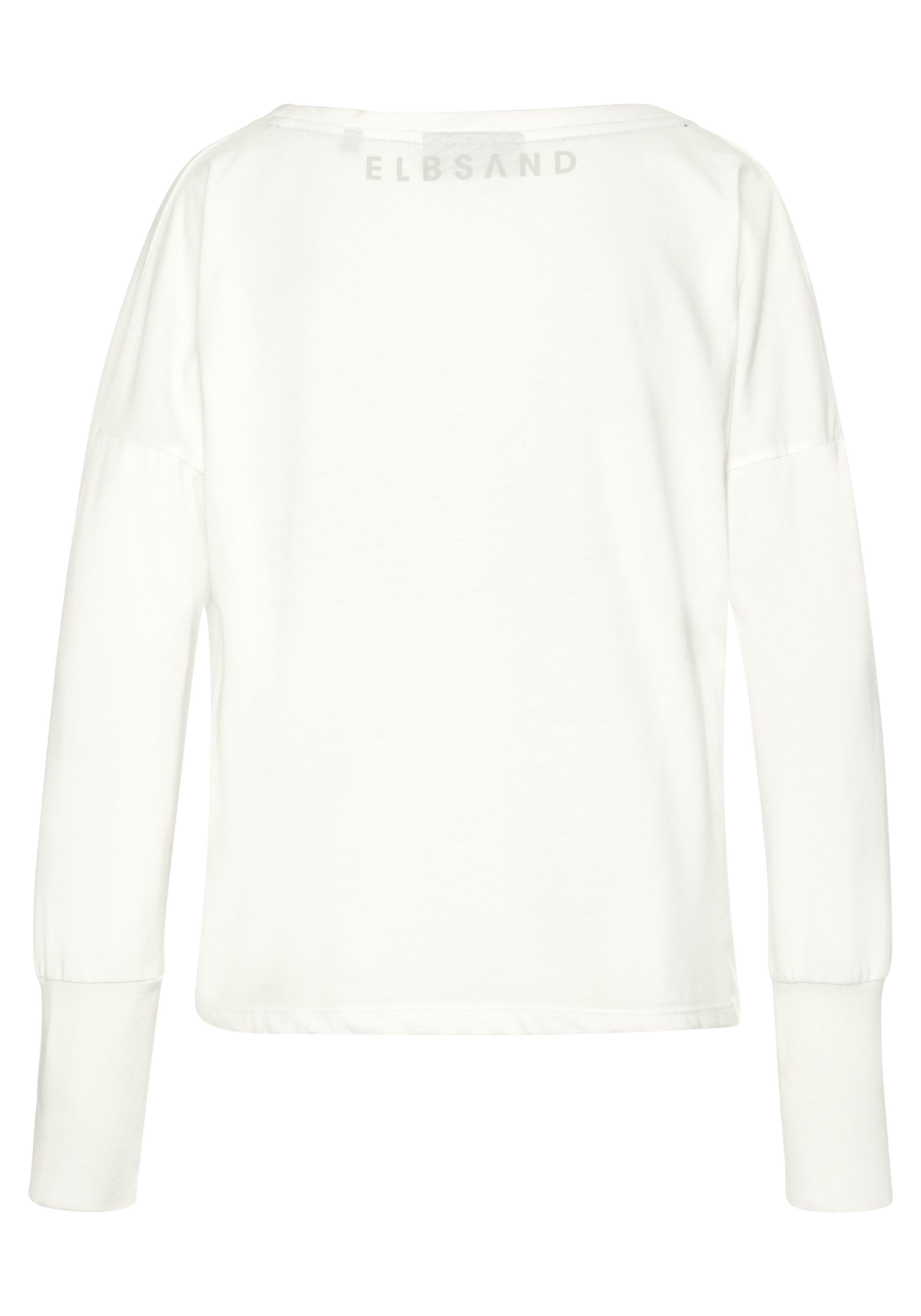Elbsand Longsleeve Ingiara mit Logodruck vorne