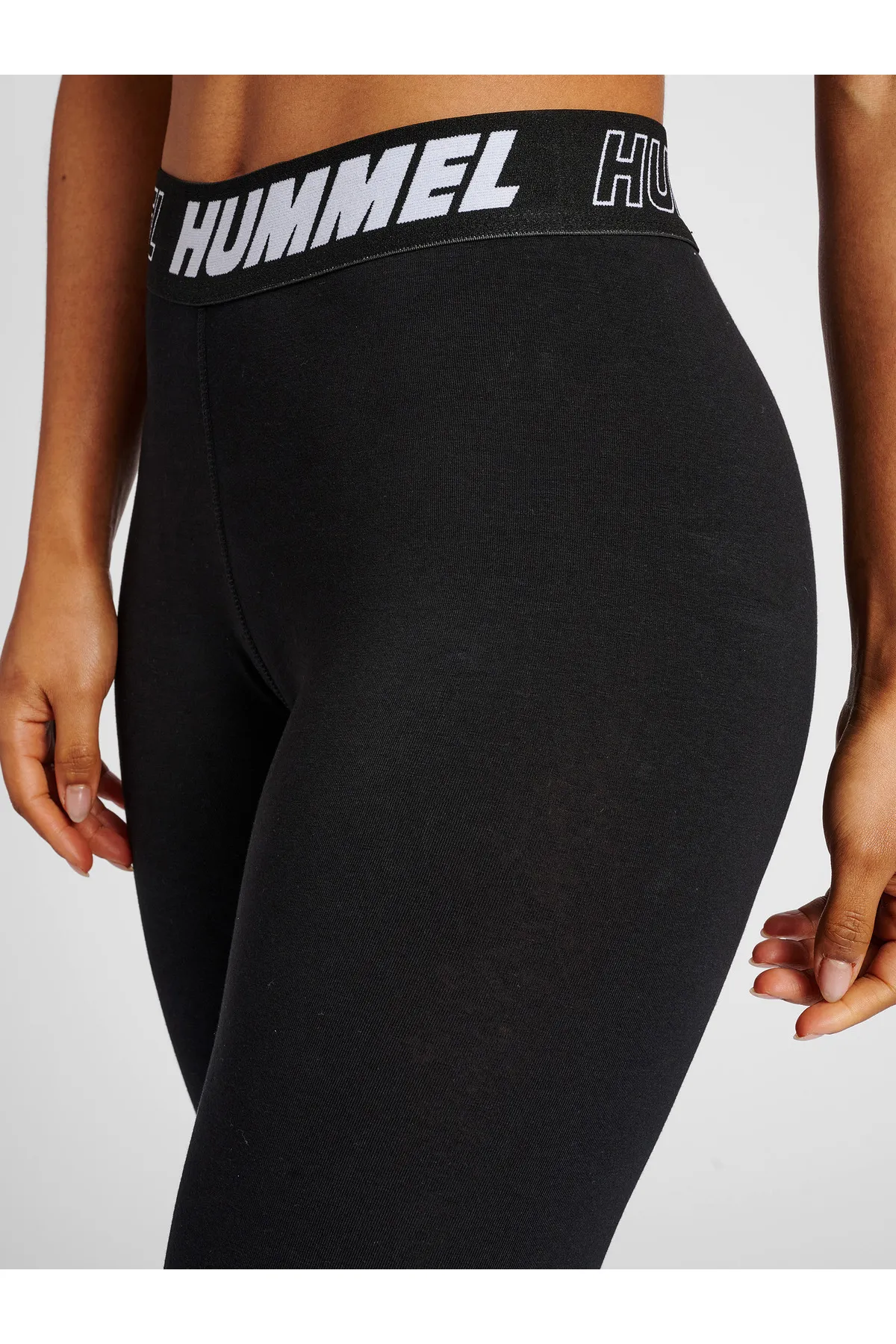 hummel  Sport-Leggings - Schwarz - Mittlerer Bund