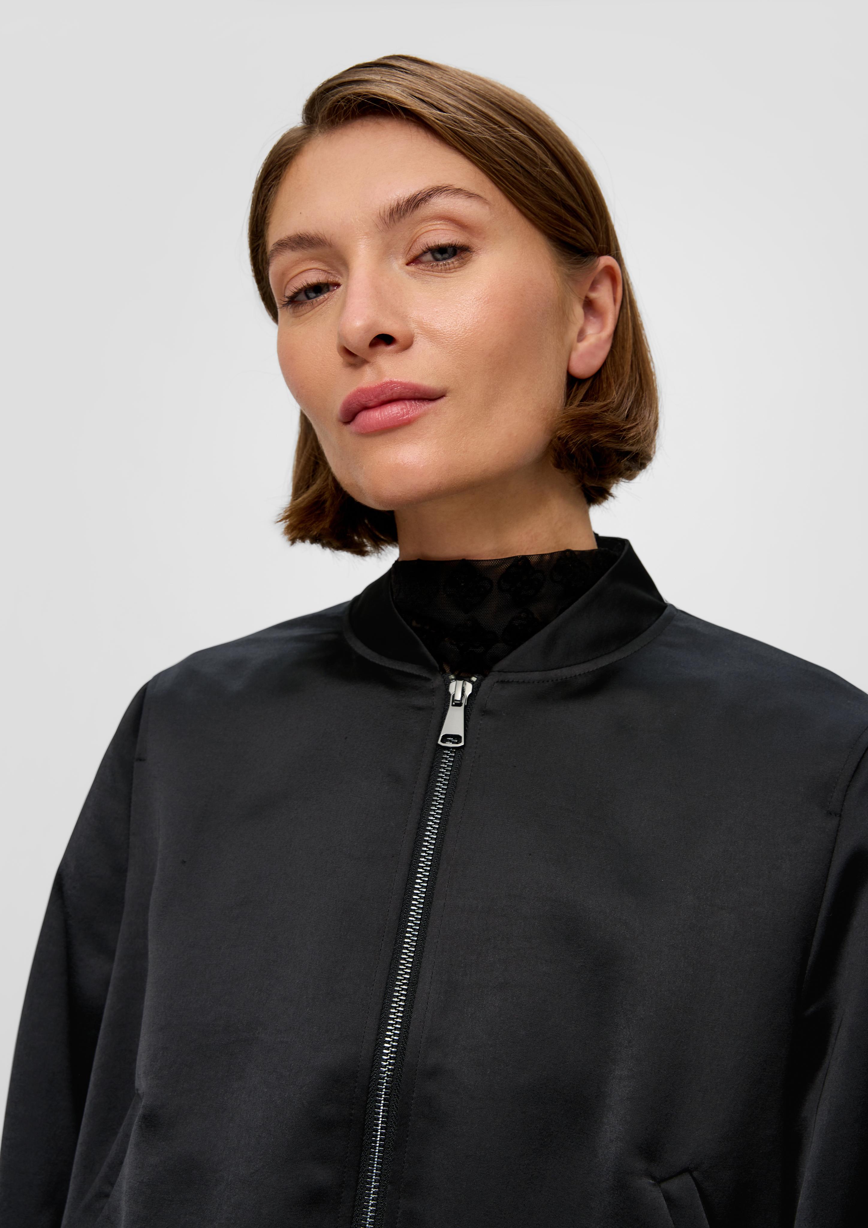 Blouson aus Satin  2137636-9999