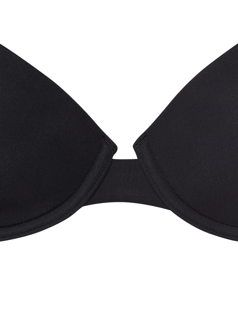 T-Shirt-BH aus Mikrofaser Modell 'Micro Lovers' in schwarz