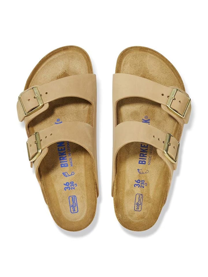 Birkenstock Leder-Pantoletten 