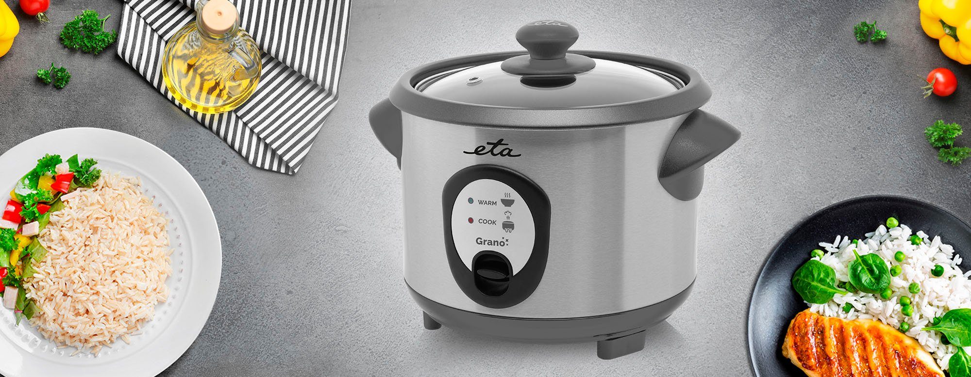 eta Reiskocher GRANO ETA213990000, 400 W, Kapazität 0,75 kg, Behältervolumen 1 l