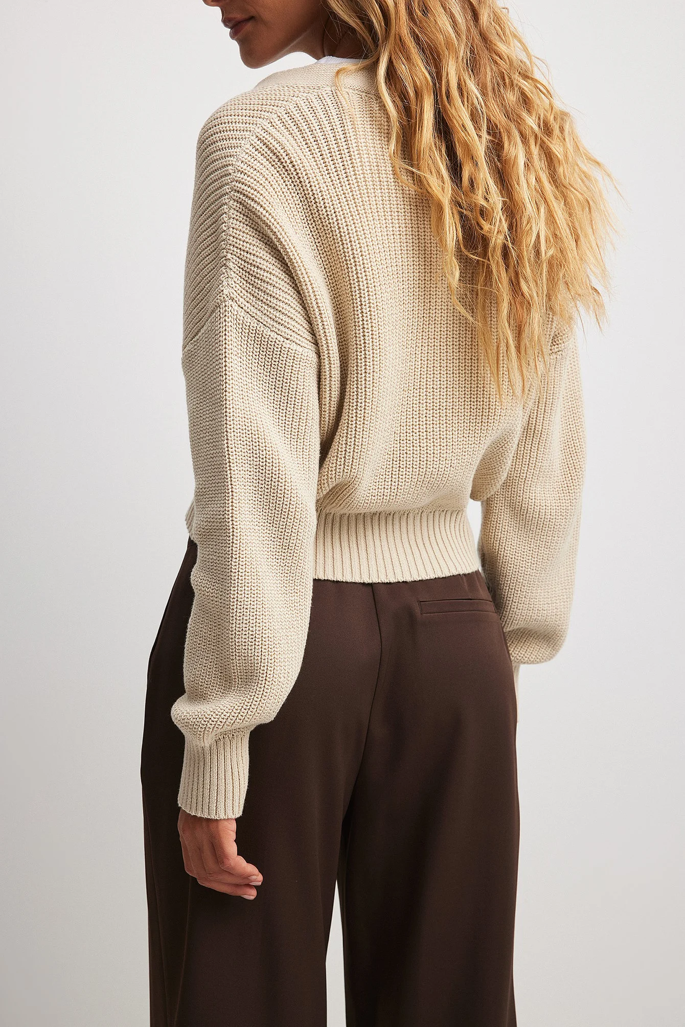 Kurze Strickjacke