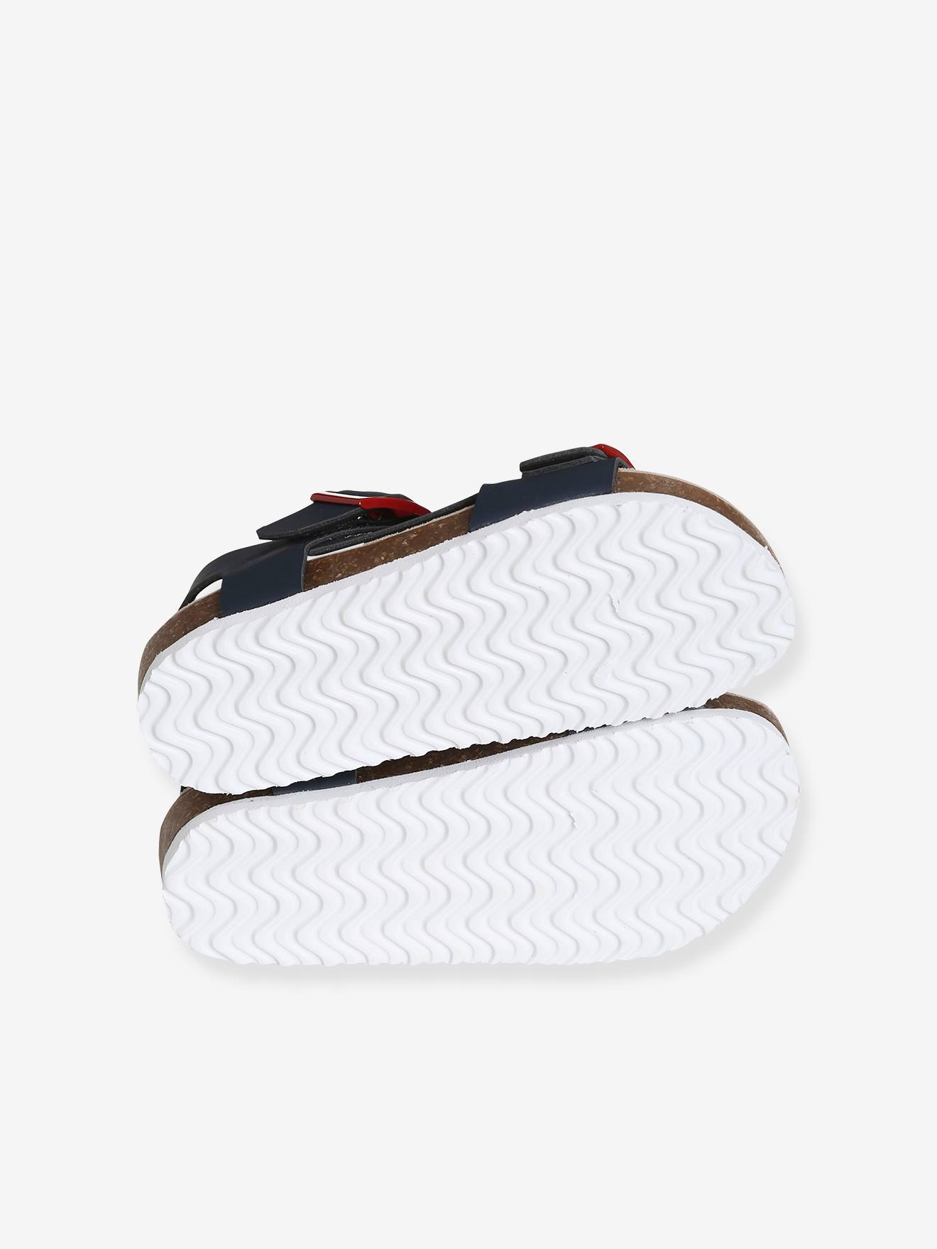 Vertbaudet Jungen Sandalen - braun bedruckt/dinos