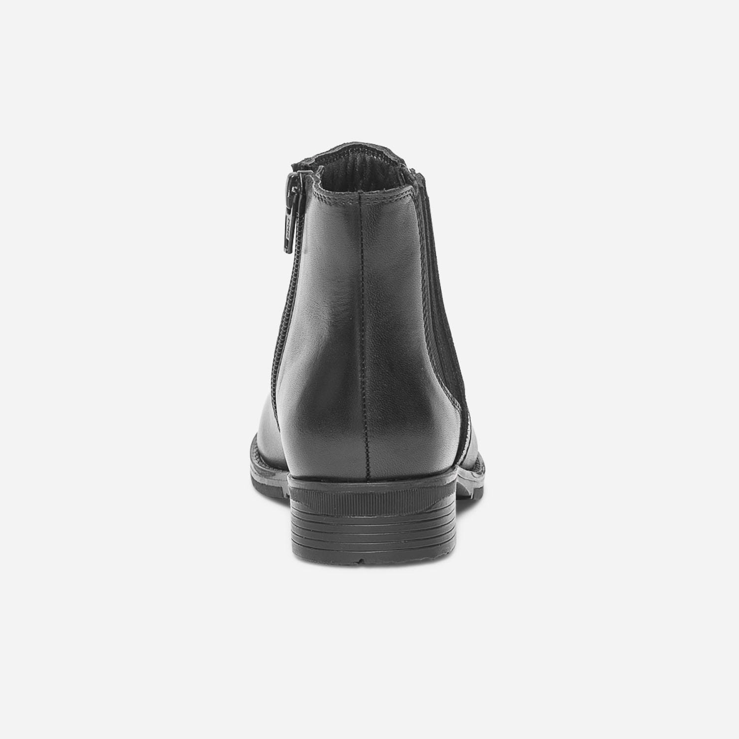 Chelsea boots noir en cuir