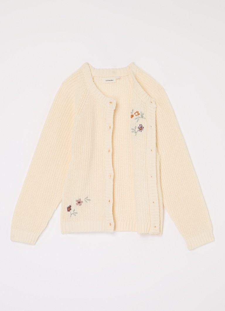Vestă tricotată gros din bumbac organic Lil'Atelier