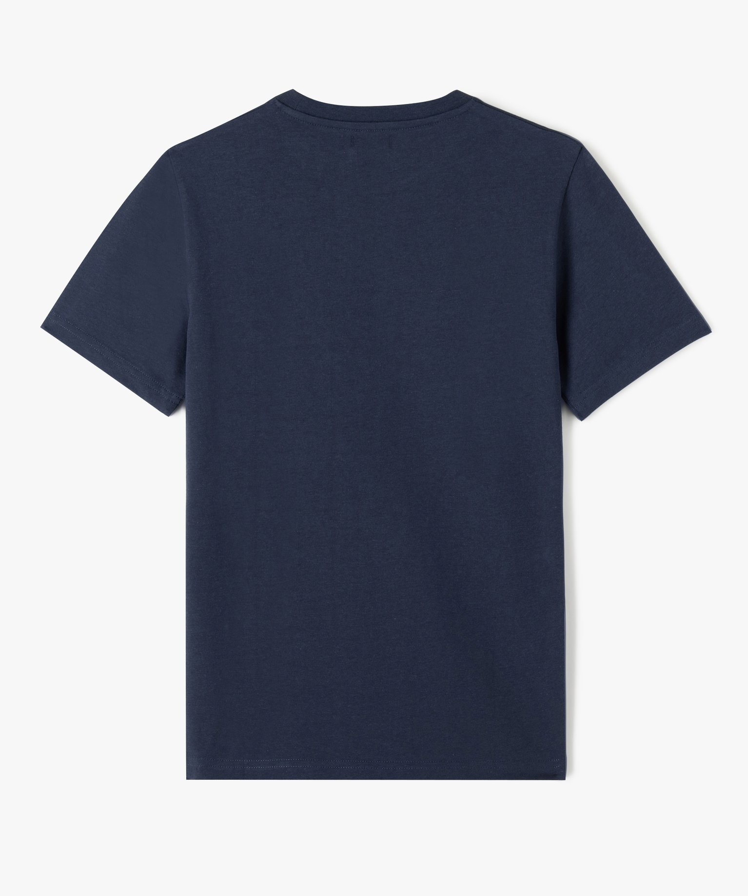 Tee-shirt à manches courtes avec inscriptions US Garçon bleu | GEMO