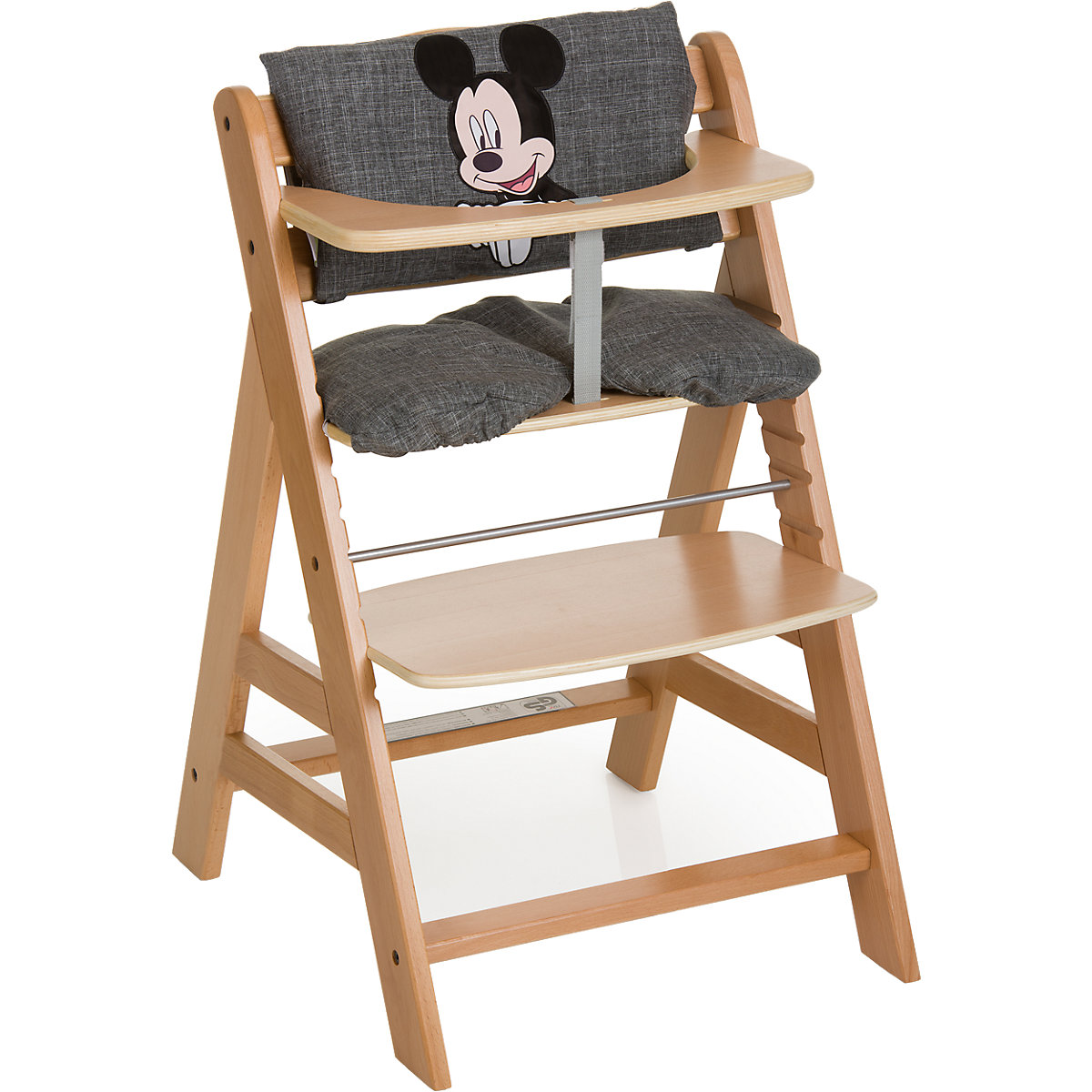Hochstuhlauflage, Mickey grey