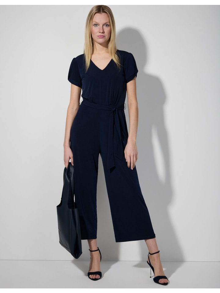 More & More Jerseyjumpsuit in marine günstig kaufen