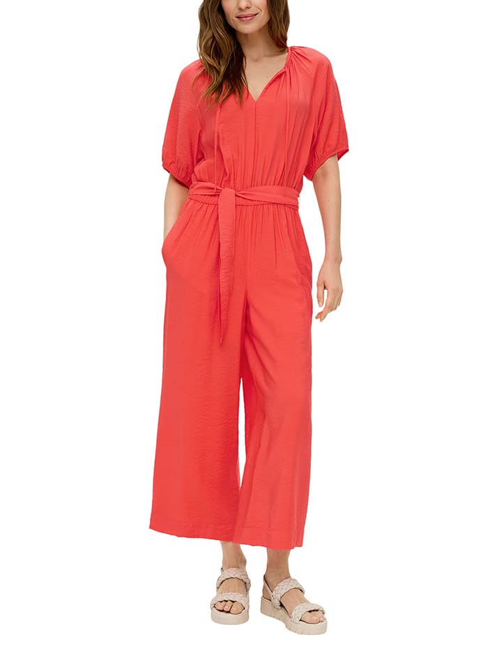 S.OLIVER RED LABEL Jumpsuit in Rot günstig kaufen